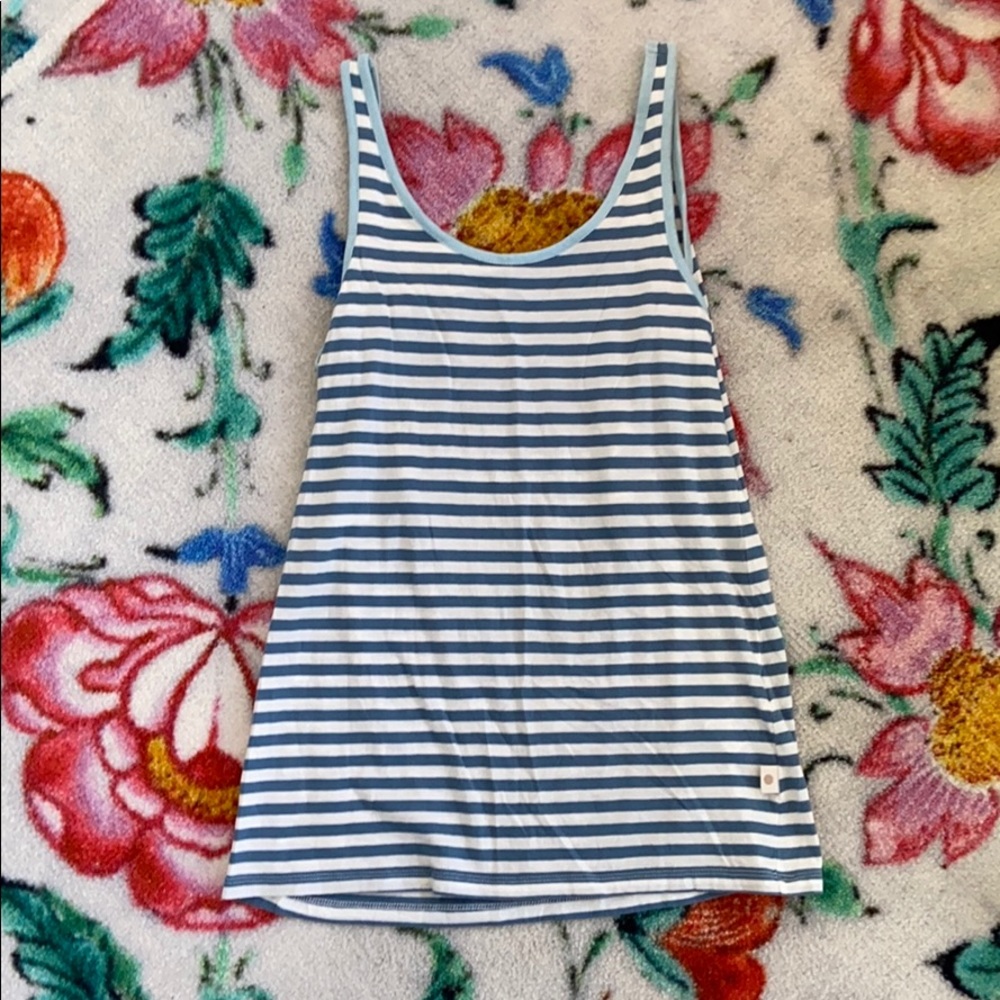 Backless Lulu’s Striped Tank - Picture 2 of 7